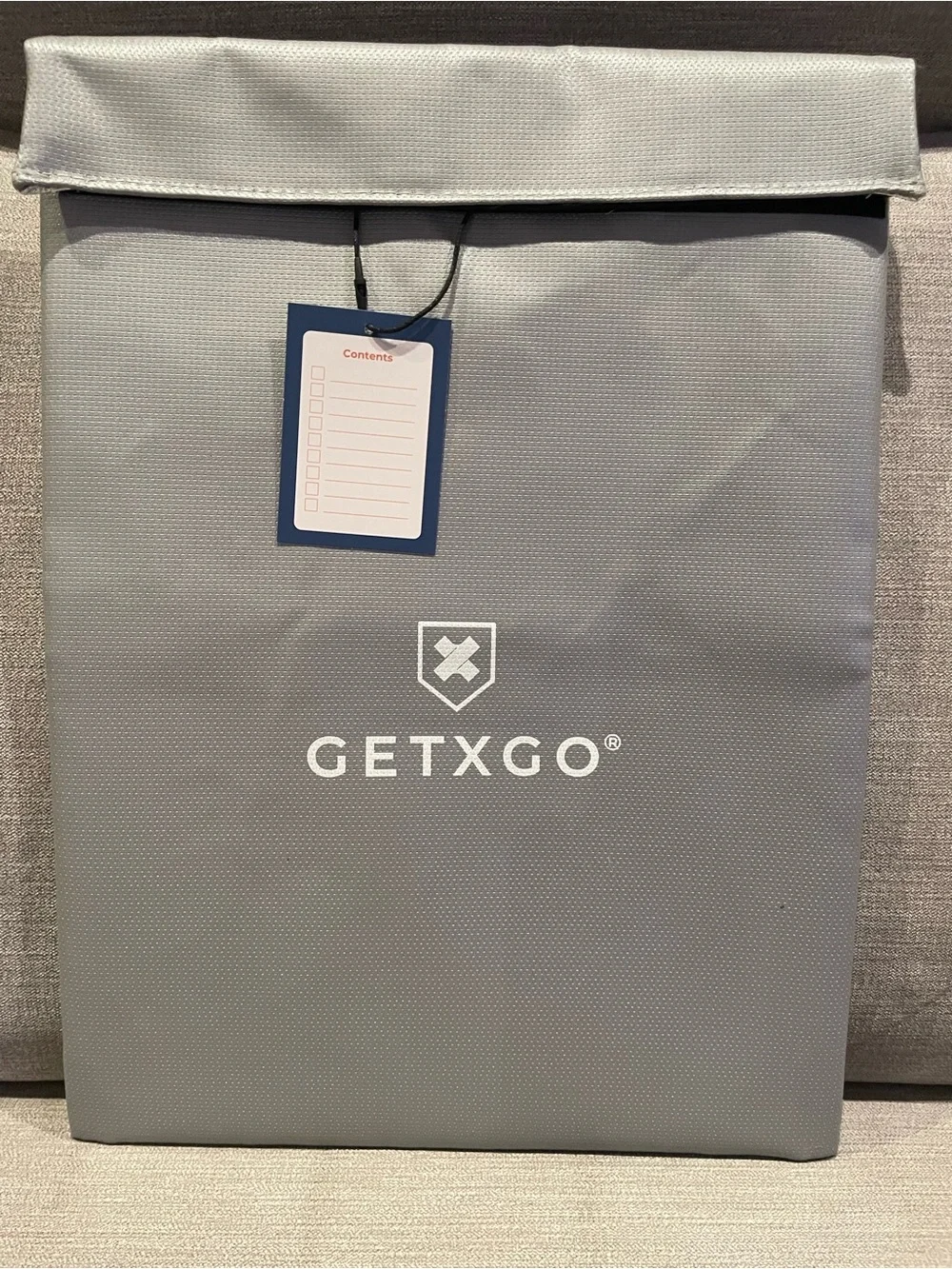 GETXGO Fire Safe Document Bag. 15”x 11” NWT. Fire resistant, Water repellent